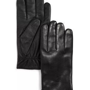 NWT The Men's Store at Bloomingdale's Cashmere-Lined Basic Tech Gloves in Black